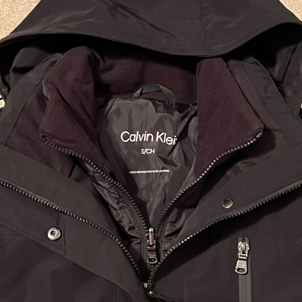 NWT Calvin Klein Women's 3-in-1 Systems Coat with Removable Inner Jacket - Picture 2 of 9